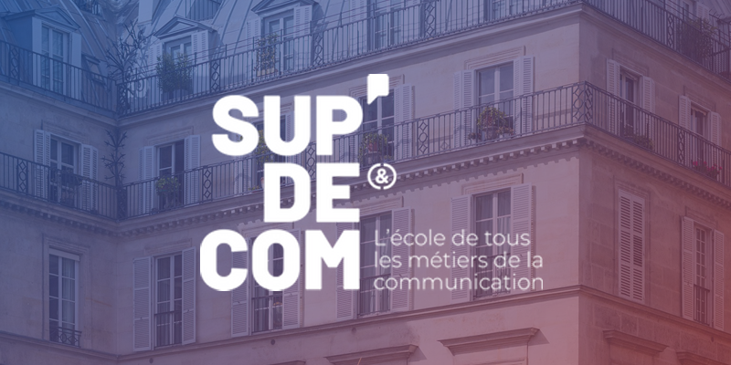 SUP DE COM l'école de tous les métiers de la communication - New Generation Of Studies in France